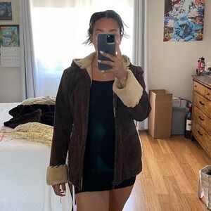 Vintage Wilson’s leather fur coat